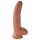 King Cock 9 med baller dildo (23 cm) - brun