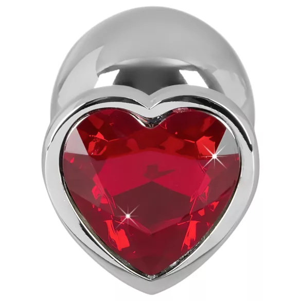 You2Toys - Diamond analplugg 85g i aluminium (sølv-rød)