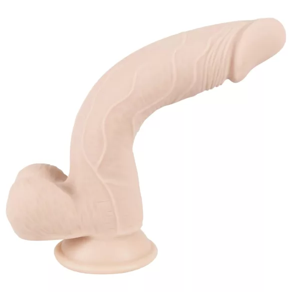 Nature Skin - realistisk dildo med sugekopp (hudfarget, medium)