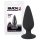 Black Velvet Tung Anal Plug - Svart, 40g