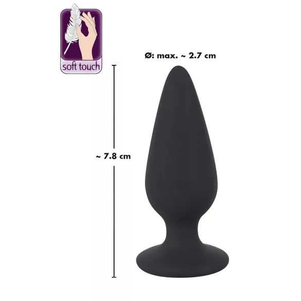 Black Velvets Heavy - 40 g analplug (svart)