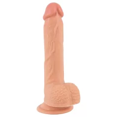   realistixxx - realistisk dildo med sugekopp (22 cm, hudfarget)