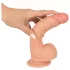 realistixxx - realistisk dildo med sugekopp (22 cm, hudfarget)