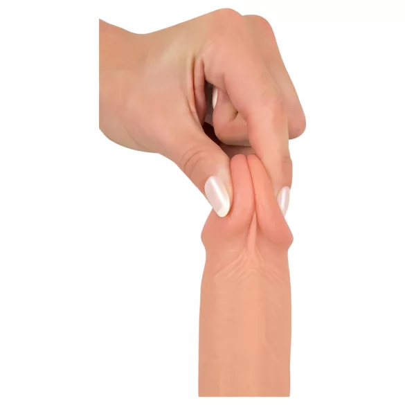 realistixxx - realistisk dildo med sugekopp (22 cm, hudfarget)