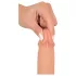 realistixxx - realistisk dildo med sugekopp (22 cm, hudfarget)