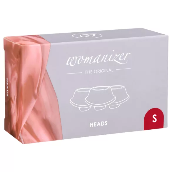 Womanizer Premium S - ekstra sugemunnstykke sett - rød (3 stk)