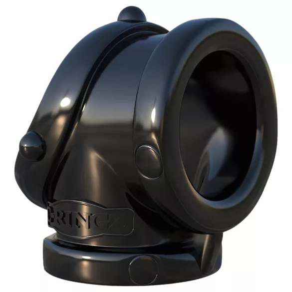 Fantasy Rock Hard - penisring og testikkelstrekkring (svart)