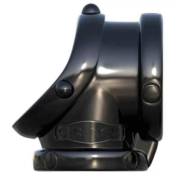 Fantasy Rock Hard - penisring og testikkelstrekkring (svart)