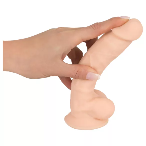 Silexd 7 - sugekopp dildo - 17,5 cm (natur)