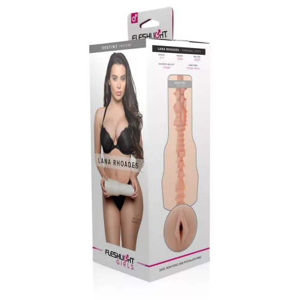 Fleshlight Lana Rhoades Destiny - naturtro vagina (naturlig)