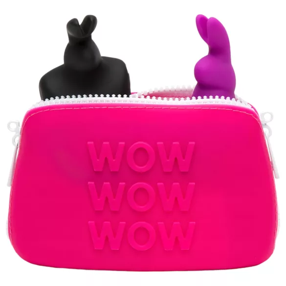 Happyrabbit - sexleketøy‑toalettmappe (rosa) - liten
