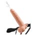 Fetish Strap-On 7,5 - påspennbar, sprutende dildo (naturlig)