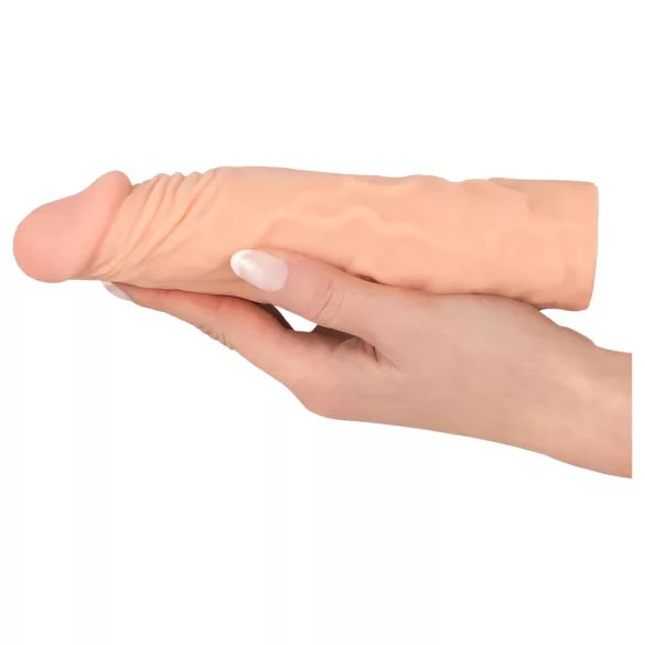 Nature Skin - penisforlengende og -fortykkende hylse (19,5 cm)