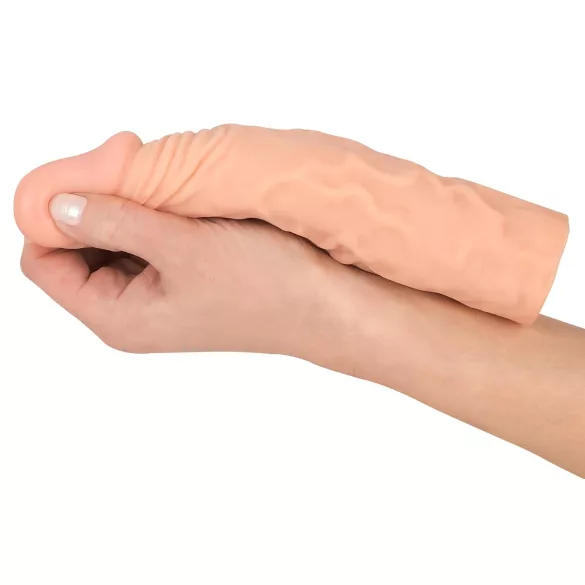 Nature Skin - penisforlengende og -fortykkende hylse (19,5 cm)