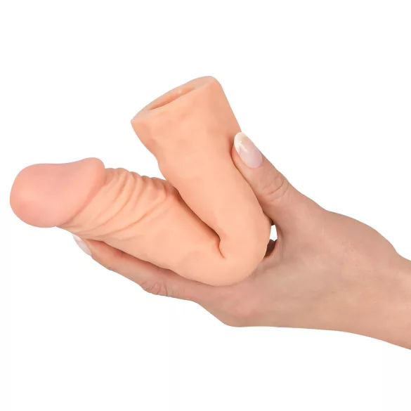 Nature Skin - penisforlengende og -fortykkende hylse (19,5 cm)