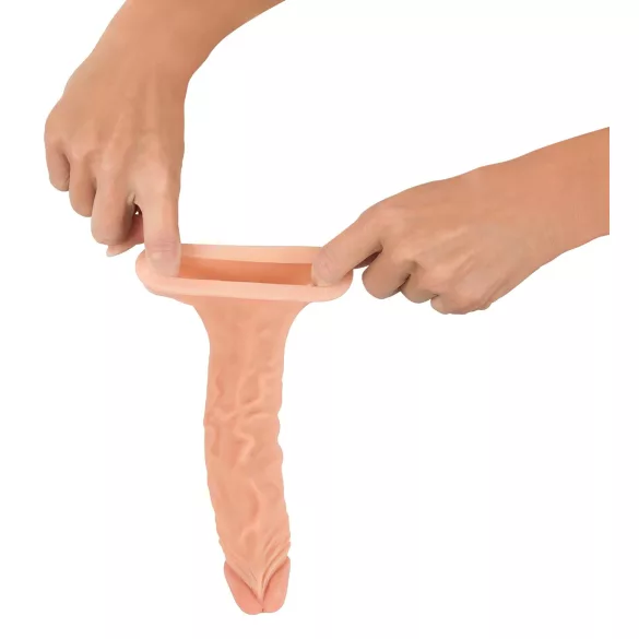 Nature Skin - penisforlengende og -fortykkende hylse (19,5 cm)