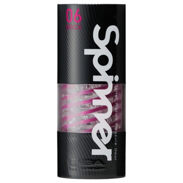 TENGA Spinner Brick - onaniprodukt (gjennomsiktig)