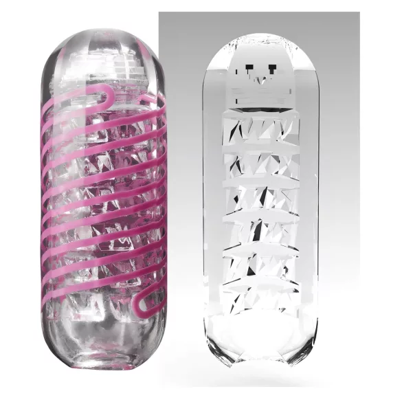 TENGA Spinner Brick - onaniprodukt (gjennomsiktig)