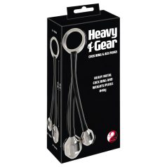 You2Toys Heavy Gear - Anal ring med vekt (svart)