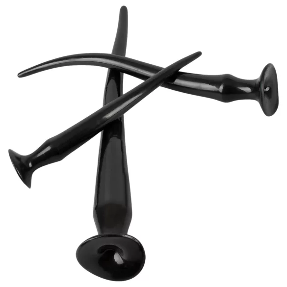 You2Toys - ekstra lang analplug‑sett (3 deler, svart)