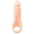 Realistixxx Double F - naturtro dildo med penisring (natur)