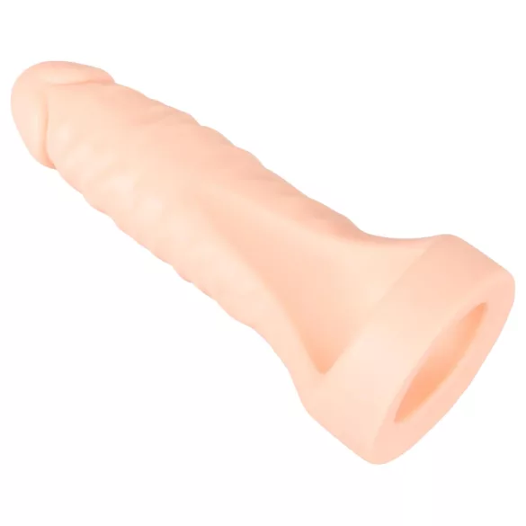 Realistixxx Double F - naturtro dildo med penisring (natur)