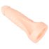 Realistixxx Double F - naturtro dildo med penisring (natur)