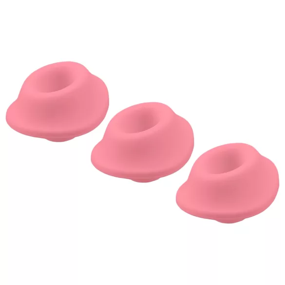 Womanizer Premium Eco - erstatningssugeskålersett - rosa (3 stk.)
