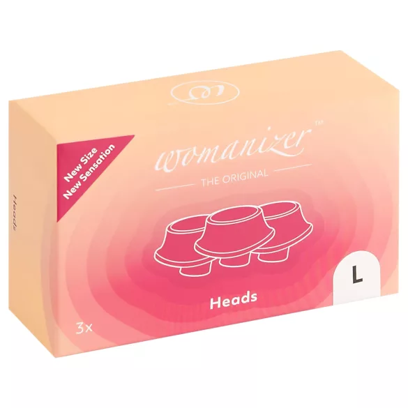 Womanizer L - Ekstra sugekopp sett - hvit (3 stk) - stor