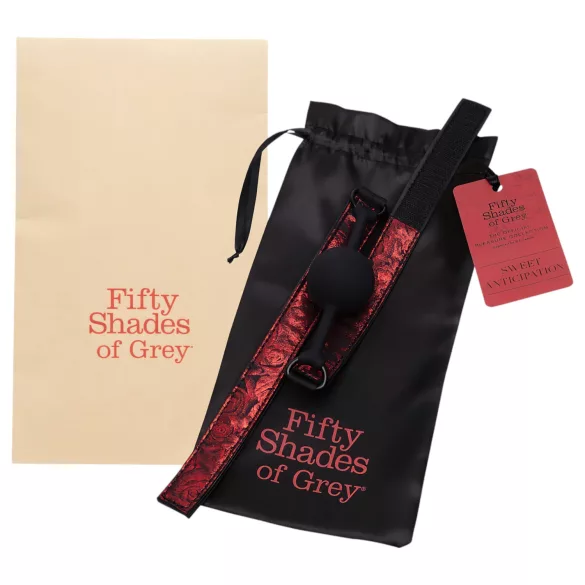 Fifty Shades - munnrist (svart-rød)