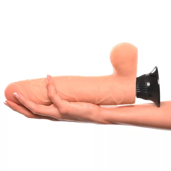 Real Feel Deluxe No.9 - naturtro vibrator med testikler