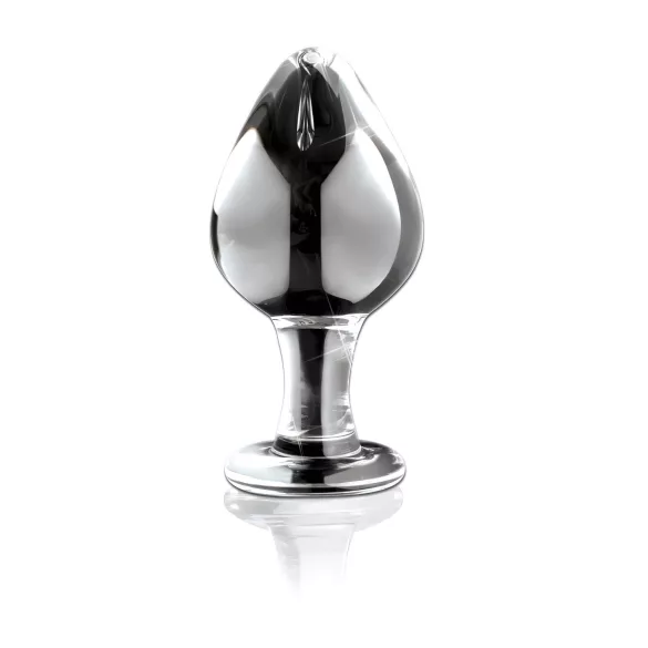 Icicles No. 25 - Konisk, glass analplugg (gjennomsiktig)