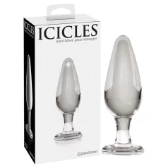   Icicles No. 26 - kjegleformet, gjennomsiktig analplugg i glass