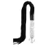 Icicles No. 38 - lærpisk og glassdildo (klar-svart)