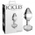 Icicles No. 44 - Kjegleformet glass analplugg (gjennomsiktig)