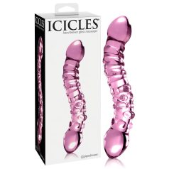 Icicles No. 55 - Toveis G-punkt glassdildo (rosa)