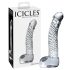 Icicles No. 61 - herdet, penisformet glassdildo (gjennomsiktig)