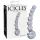 Icicles No. 66 - buet, kuleformet glassdildo (gjennomsiktig)