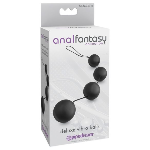 Anal Fantasy - indre kule analkjede (svart)