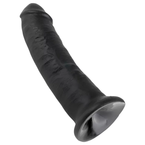 King Cock 9 - sugekopp dildo (svart)