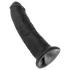King Cock 9 - sugekopp dildo (svart)