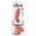 King Cock 9 - Stor dildo med sugekopp og testikler (23 cm) - naturtro