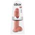 King Cock 11 - sugekoppdildo med testikler (28 cm) - naturtro