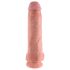 King Cock 11 - sugekoppdildo med testikler (28 cm) - naturtro