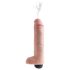 King Cock 10 - naturtro sprutende dildo (25cm) - naturlig