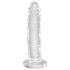King Cock Clear 6 - sugekopp dildo (15cm)