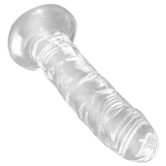 King Cock Clear 6 - dildo med sugekopp (17,8 cm)