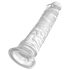 King Cock Clear 8 - sugekopp, stor dildo (20cm)