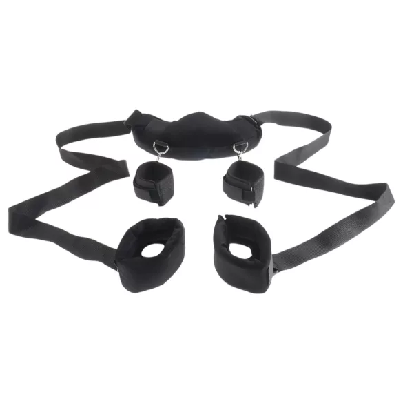 Fetisj Positurmester - BDSM bondagesett (svart)
