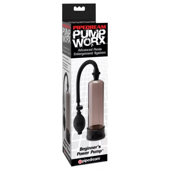 Pump Worx Nybegynner - Penispumpe (svart)